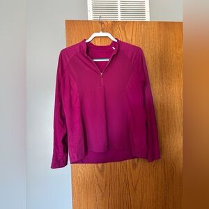 Women's Purple Quarter-Zip Top